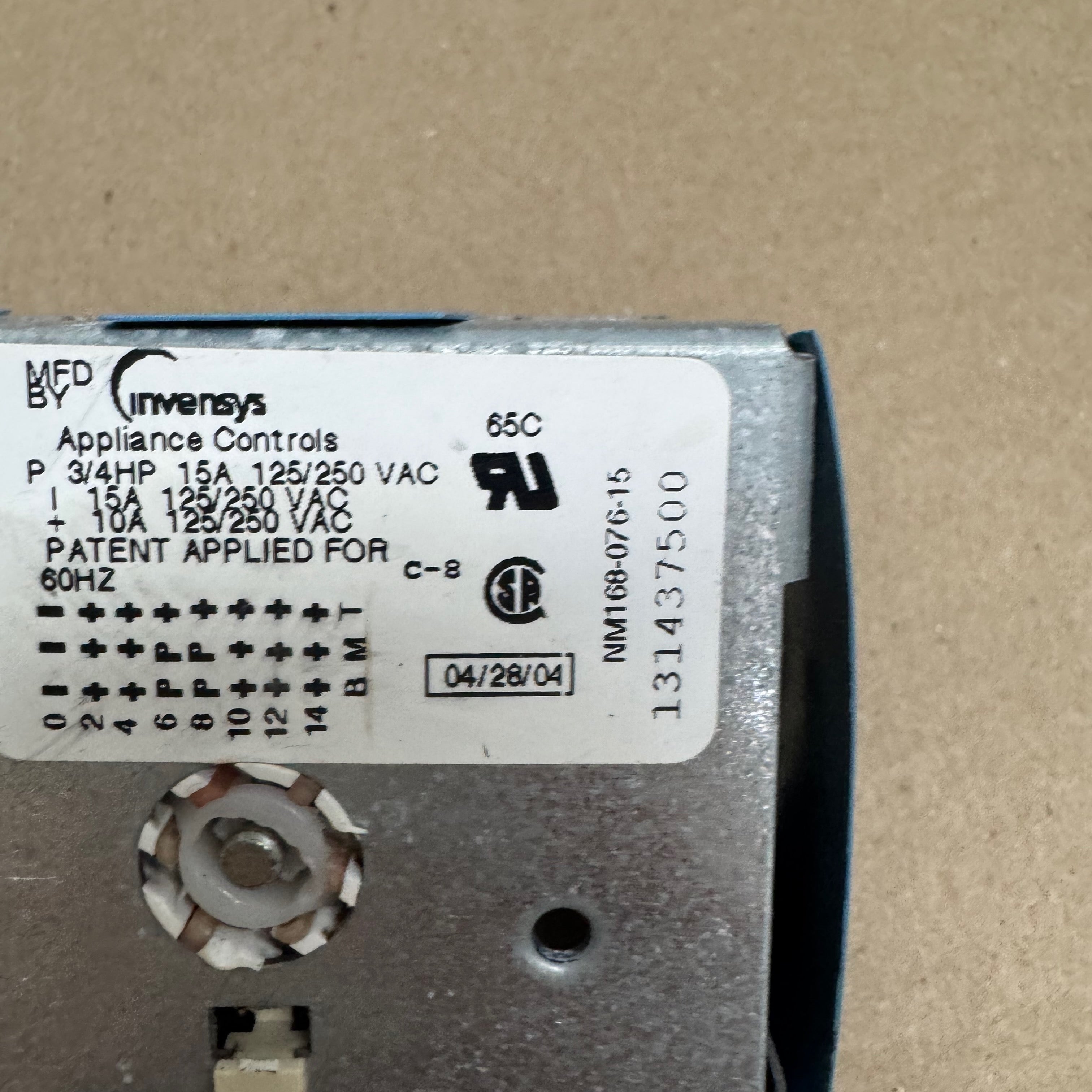 Kenmore Washer Timer 131437500 Kenmore Washer Timer 131437500
